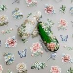 Embroidery Floral Sticker #1 - Image 3