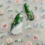 Embroidery Floral Sticker #1 - Image 2