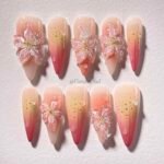 3D Pink Lily Set
